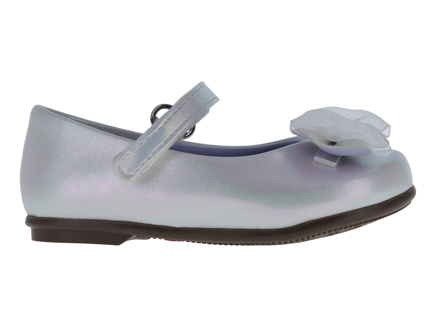 Zapatos Planos Tropicana Blanco Iridiscente para Niña