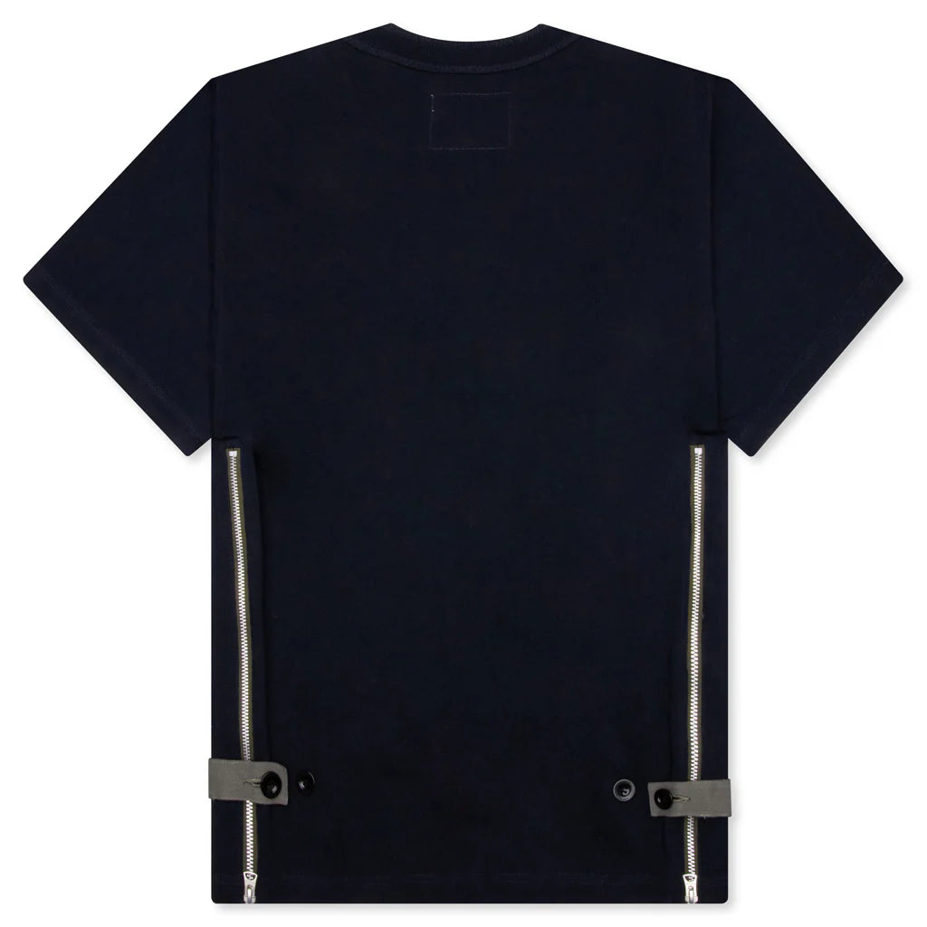 Cotton Jersey T Shirt Navy
