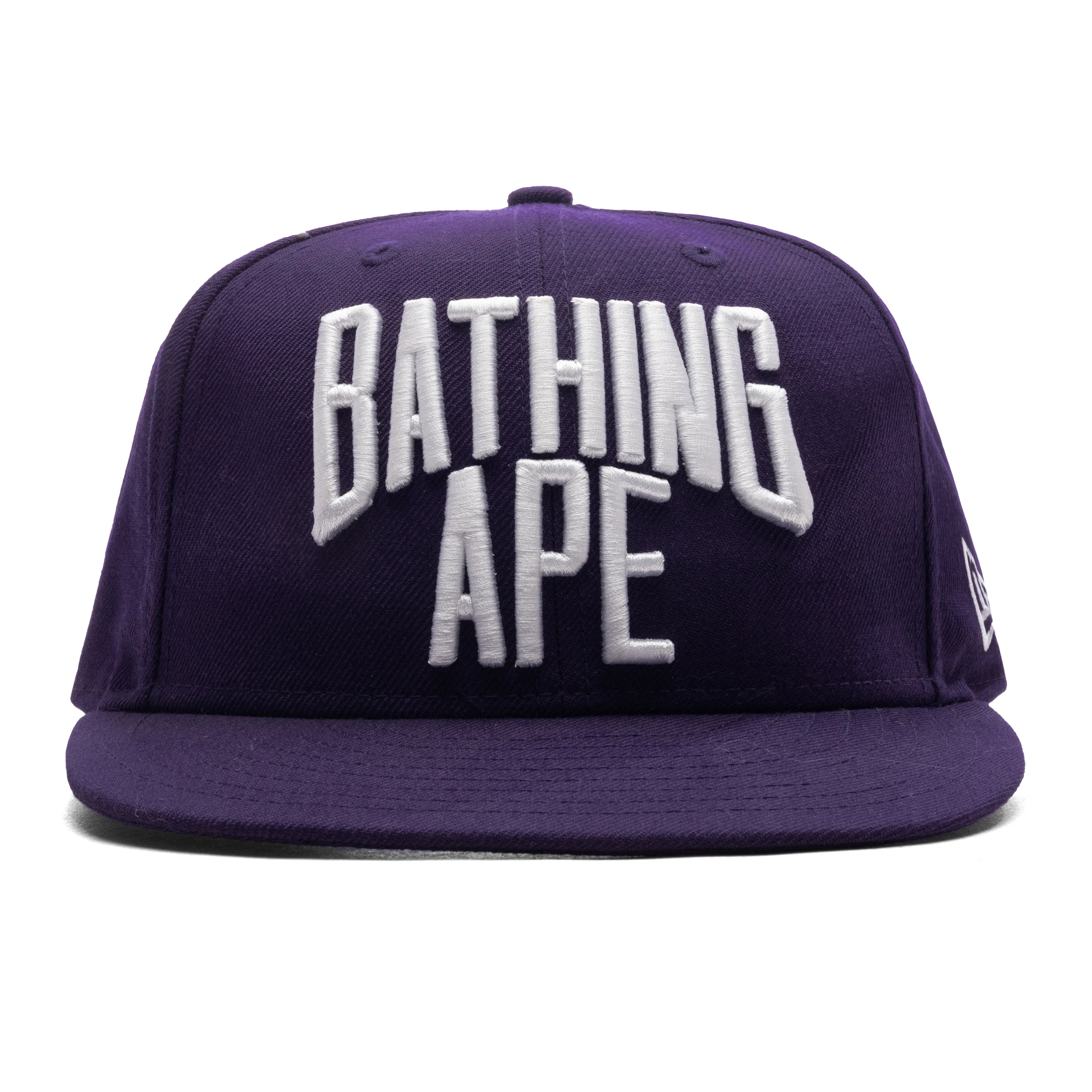 New Era x A Bathing Ape NYC Snapback Hat Purple