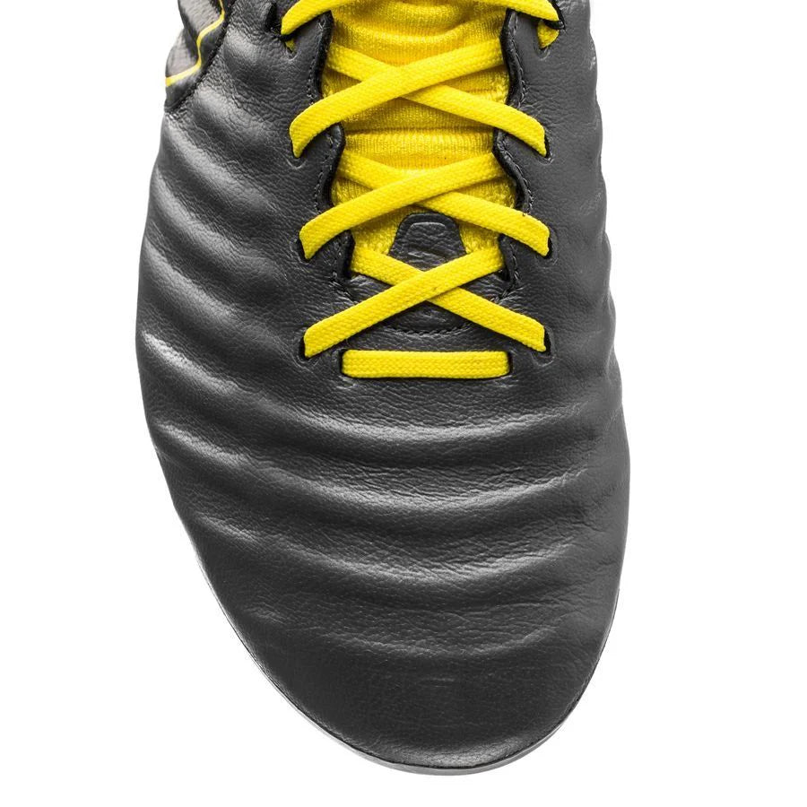 Nike Legend 7 Elite FG Firm Ground Soccer Cleats Dark Grey Black Yellow