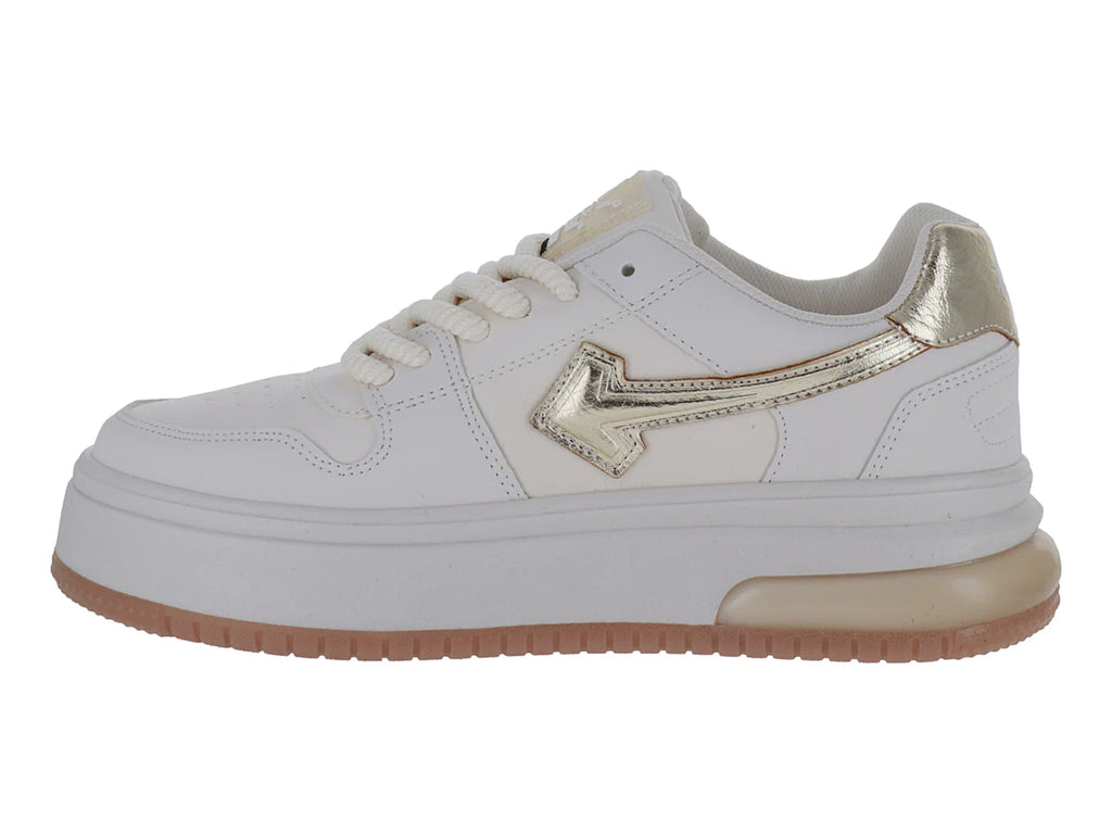 Tenis Clasben Amazon Latte Oro para Mujer