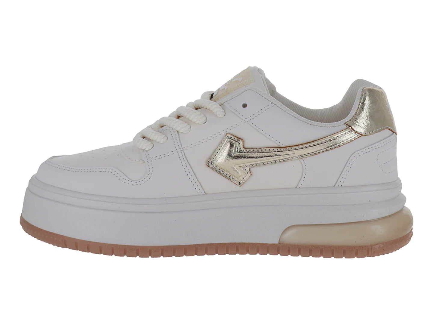 Tenis Clasben Amazon Latte Oro para Mujer