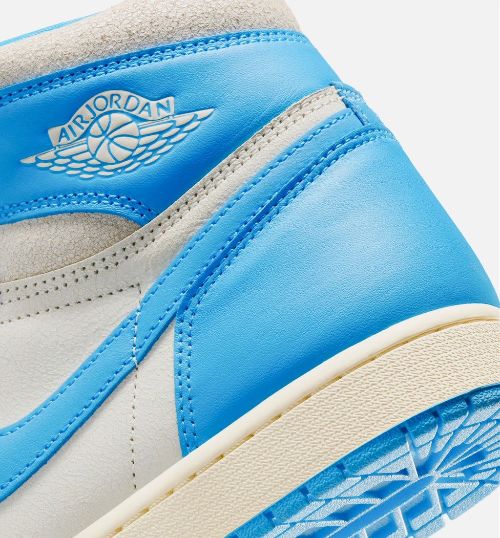 Air Jordan 1 Retro High OG UNC Reimagined Mens Lifestyle Shoe Dark Powder Blue Sail