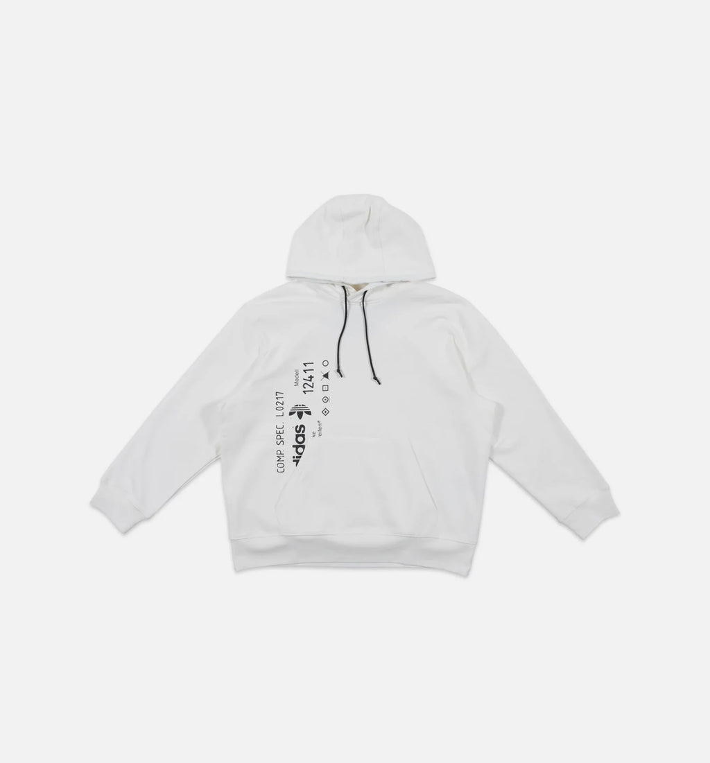 Alexander Wang X adidas Collection AW Graphic Mens Hoodie White White