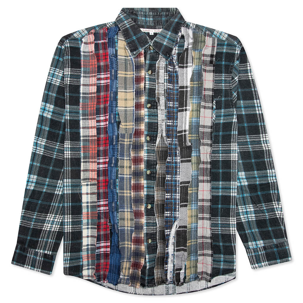 Ribbon Flannel Shirt Assorted