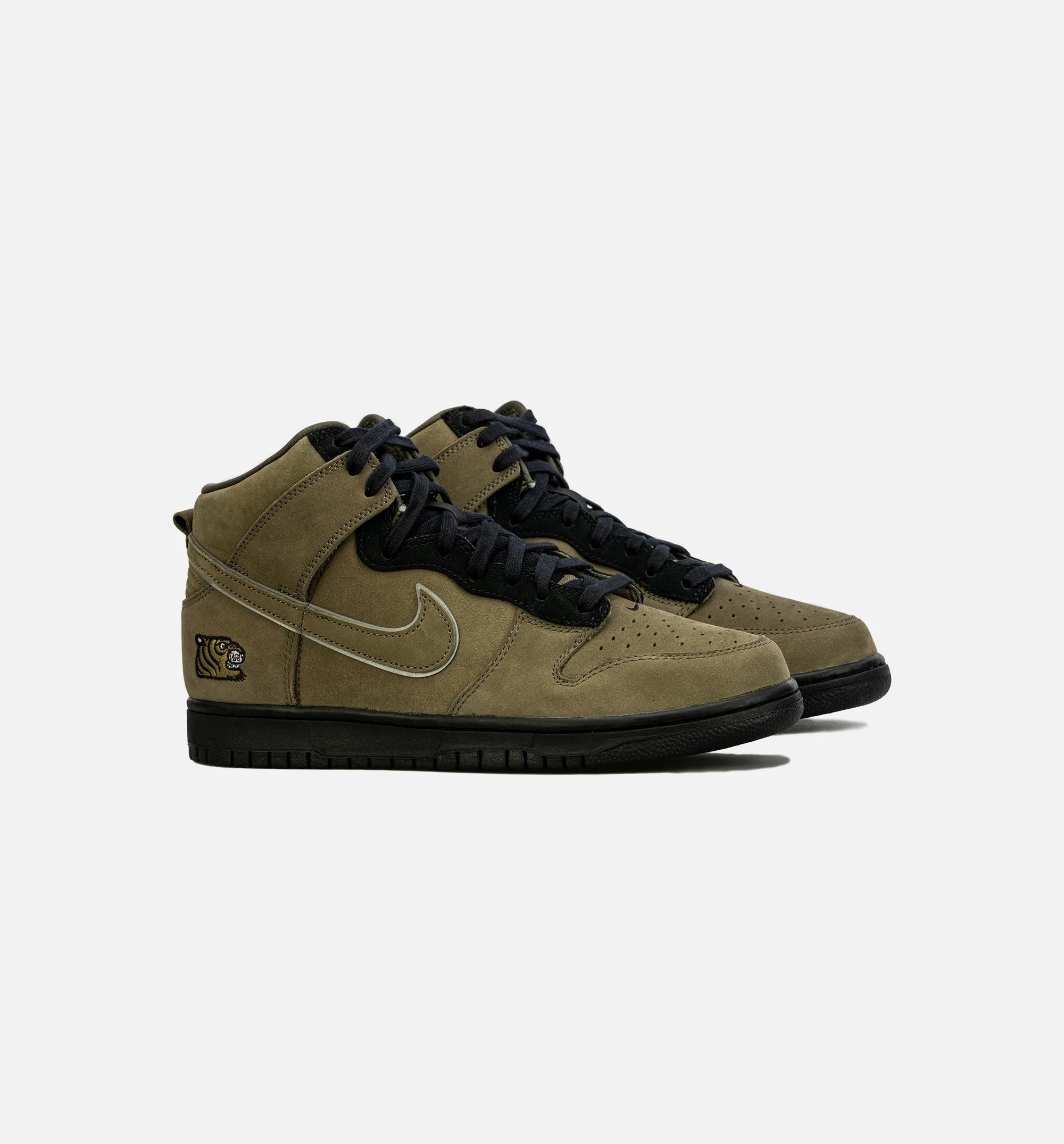 Dunk High x SOULGOODS 90s Mens Lifestyle Shoe Olive Green
