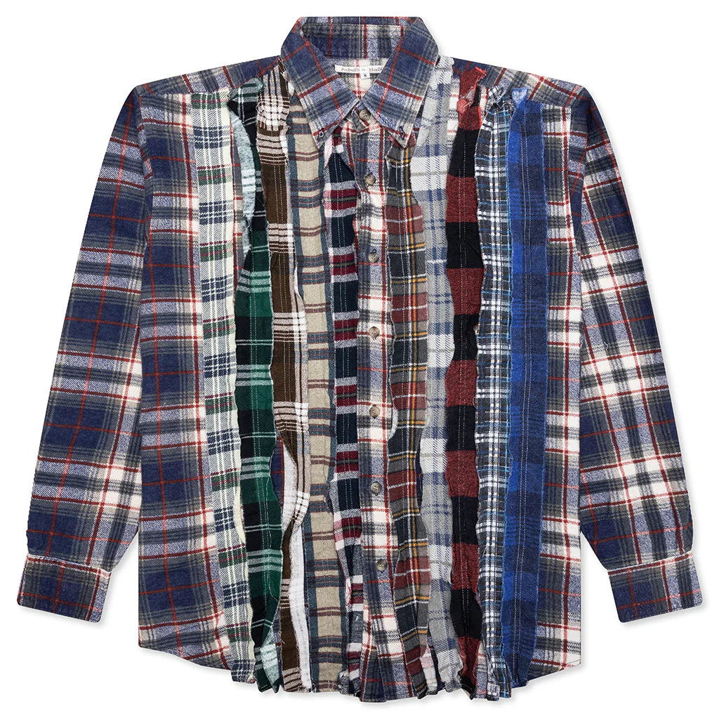 Ribbon Flannel Shirt Assorted