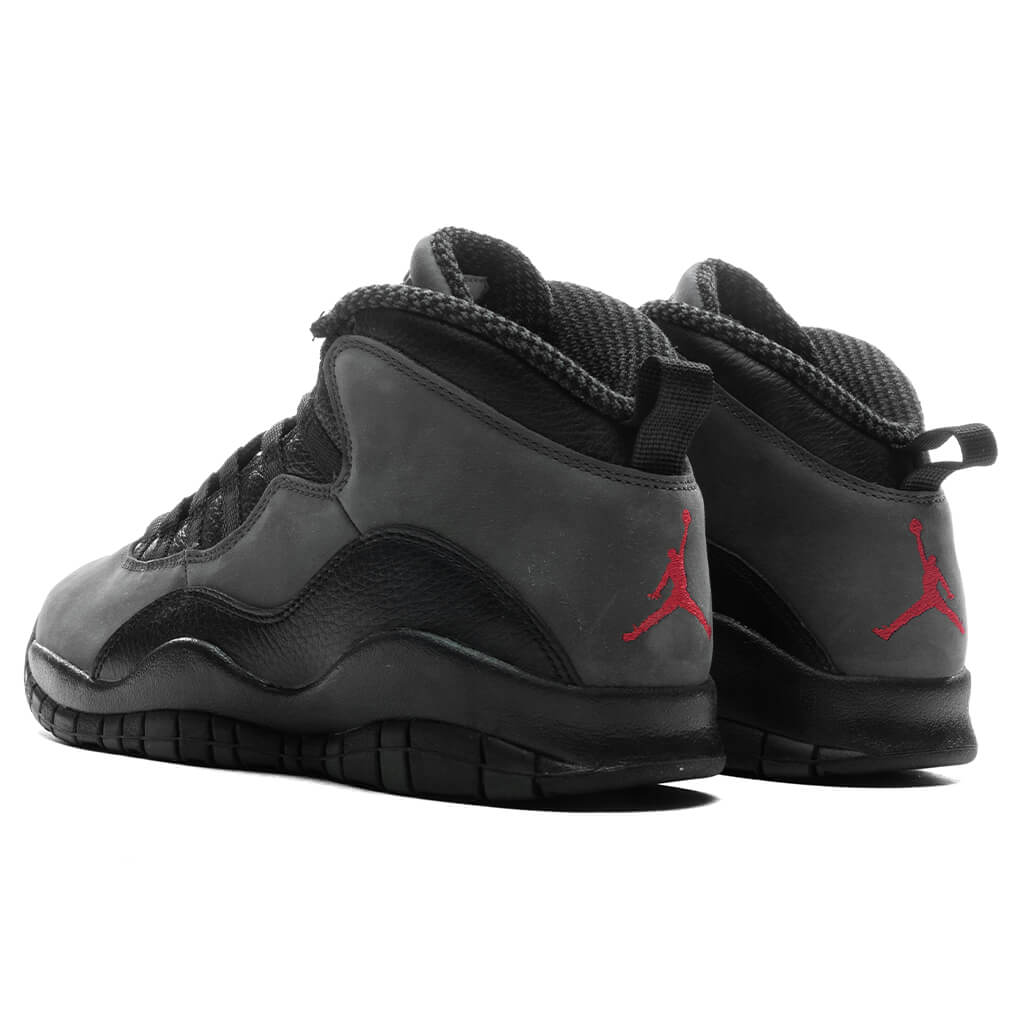 Air Jordan 10 Retro Shadow Charred Grey True Red Black