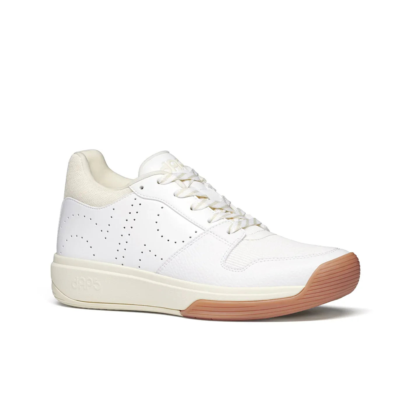 DAPS DESI Mid White Cream Womens Pickleball Shoes