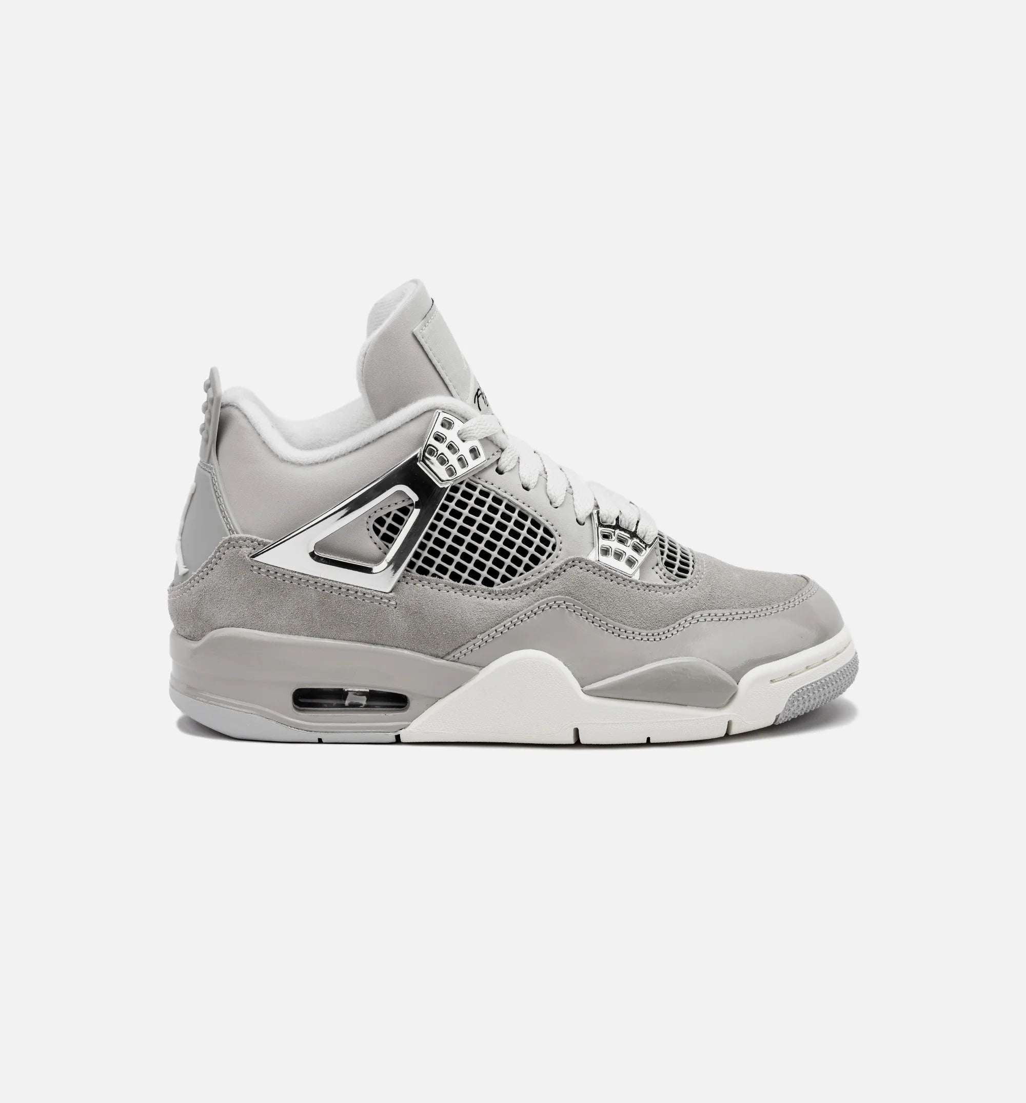 Air Jordan 4 Retro Frozen Moments Womens Lifestyle Shoe Grey White Limit One Per Customer