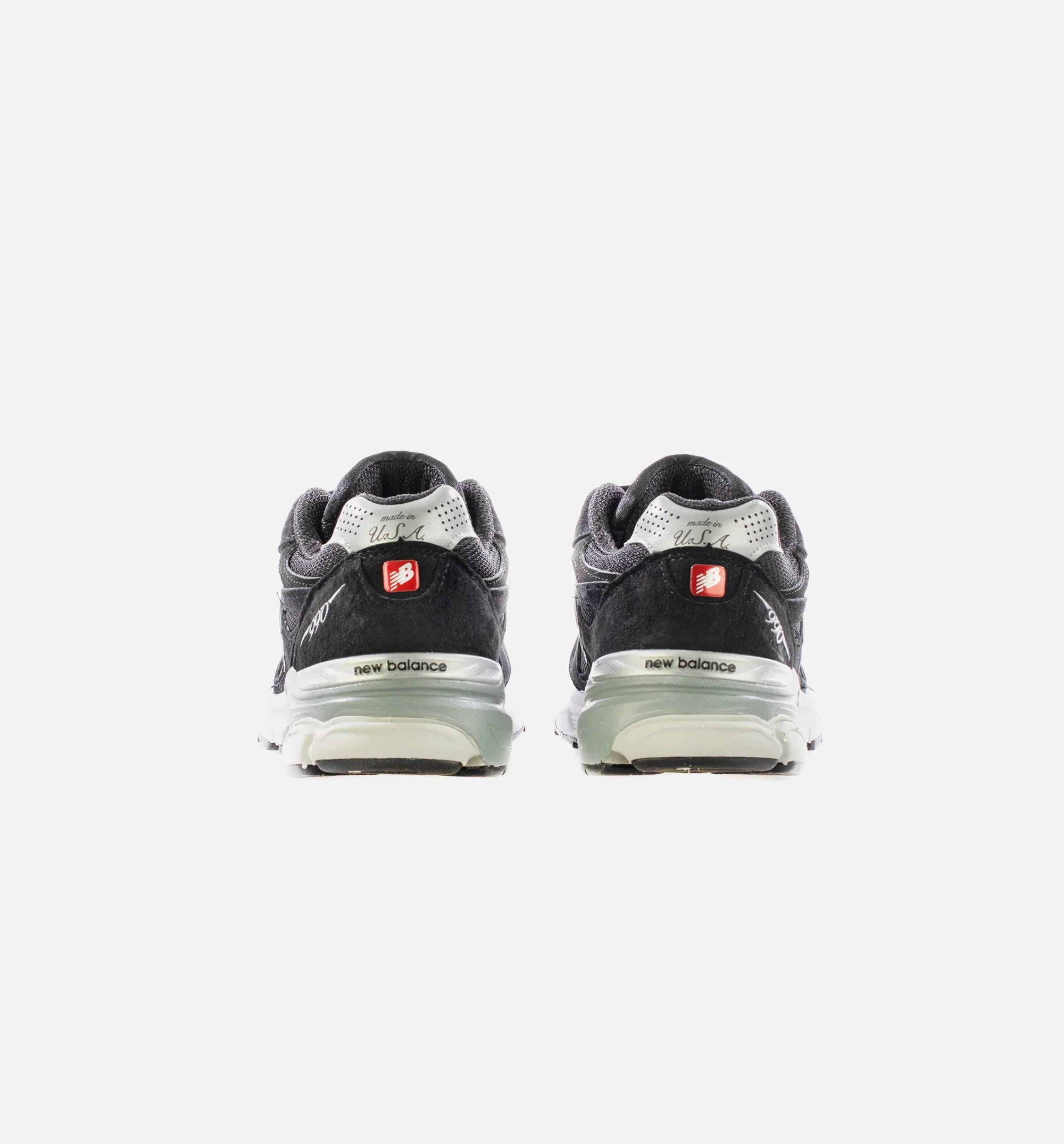 Made in USA 990v3 Mens Running Shoe Black Grey White
