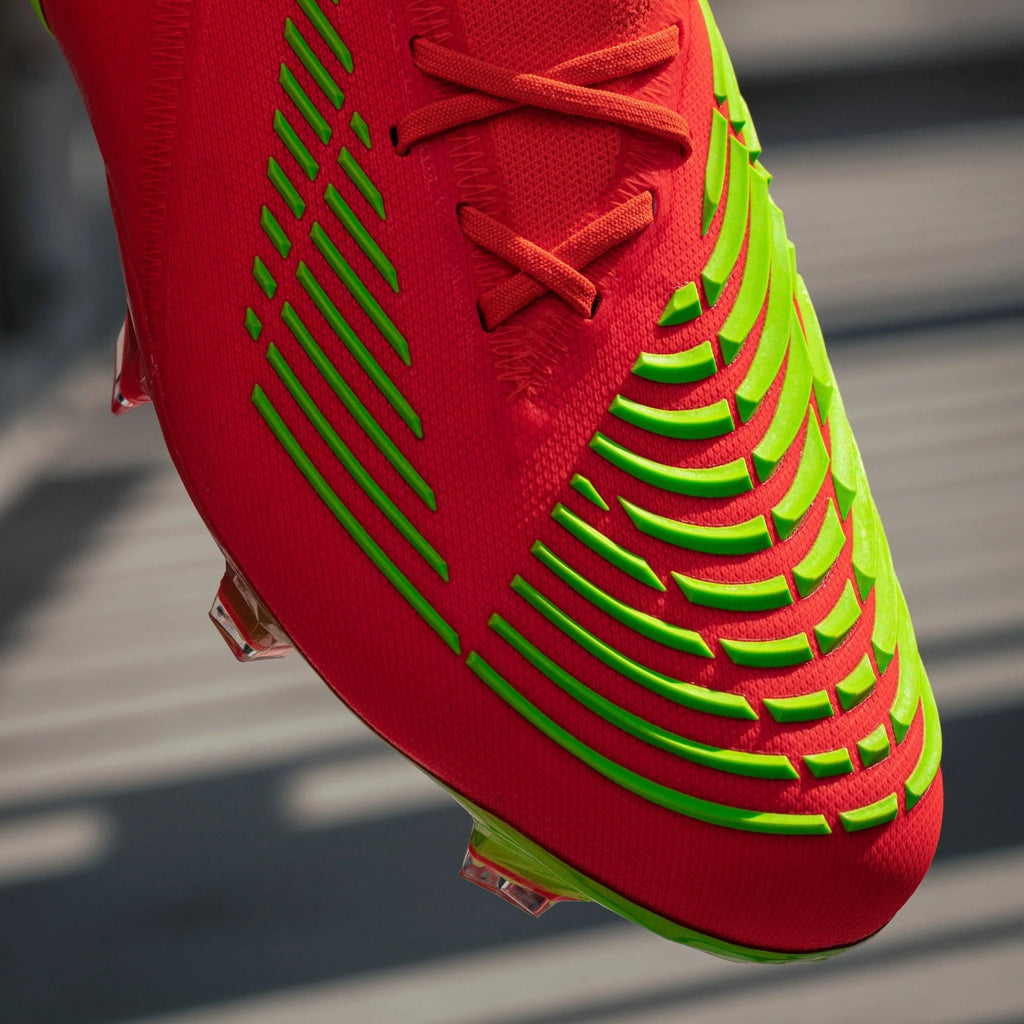 adidas Predator Edge1 FG Firm Ground Boots Solar Red Solar Green Black