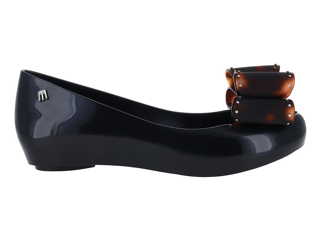 Zapatos Planos Melissa Ultragil Classic Bow Negro para Mujer