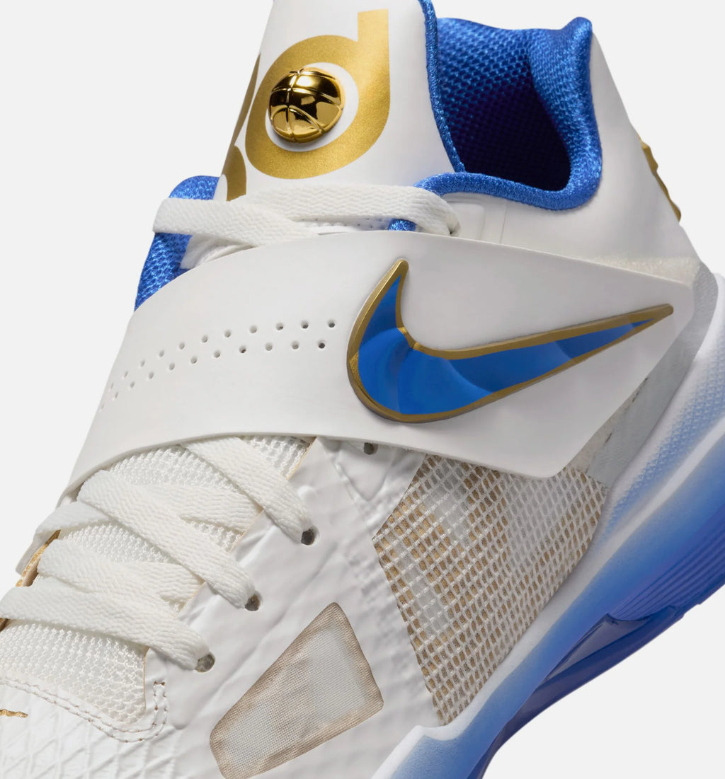 Zoom KD 4 Alternate MVP Mens Lifestyle Shoe Summit White Hyper Royal Metallic Gold