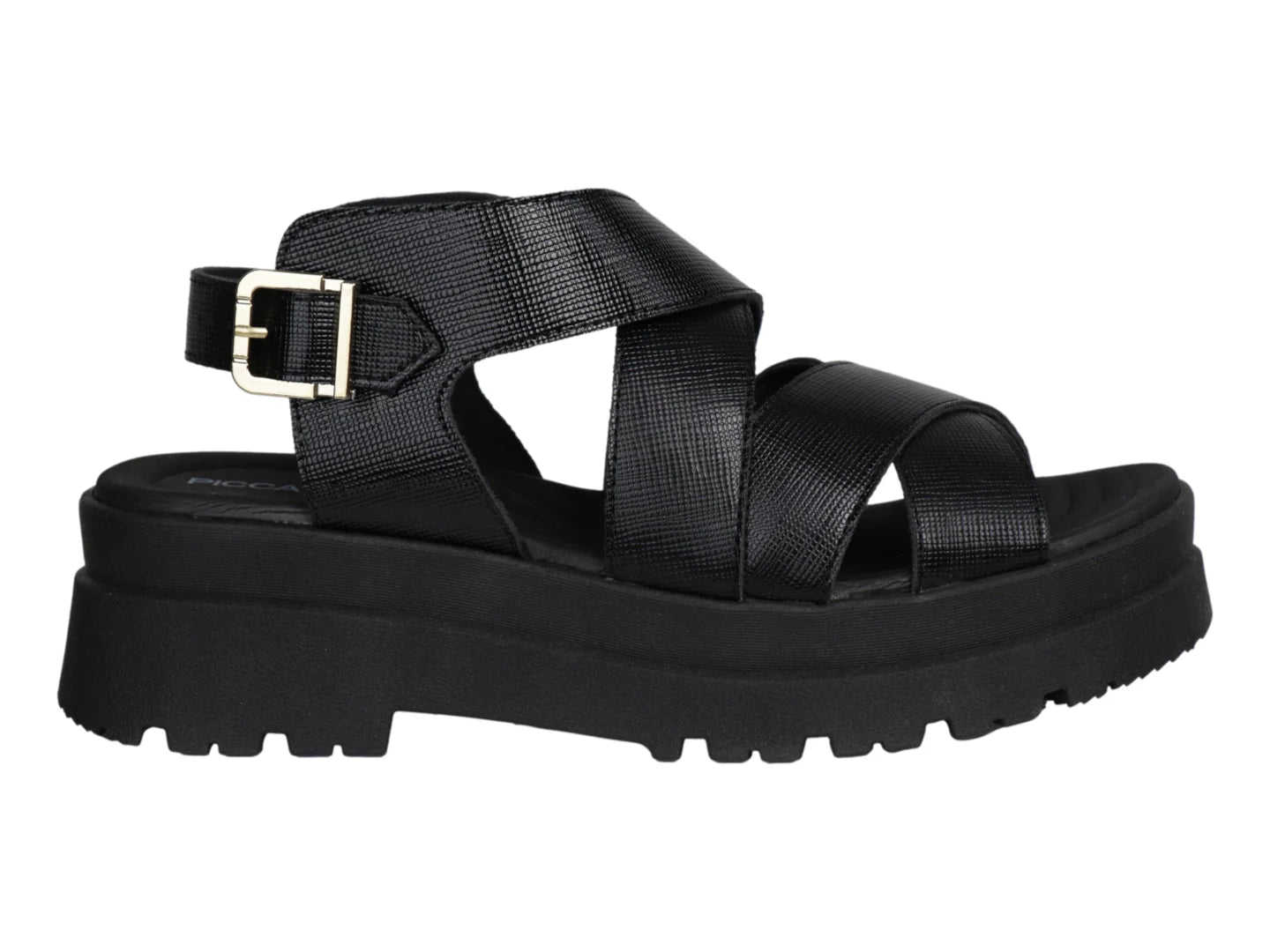 Sandalias Piccadilly Plataforma Negro para Mujer