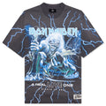Represent x Iron Maiden A Real Live One T Shirt Sunfade Grey