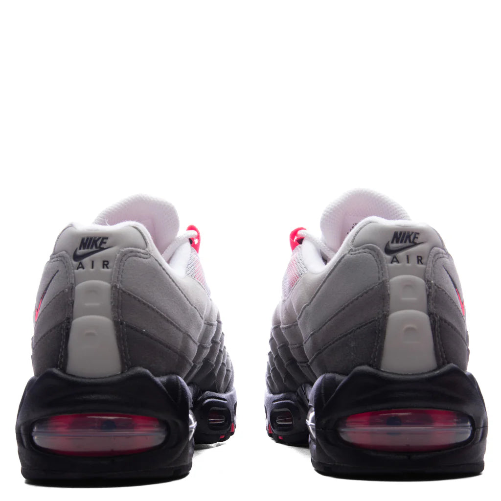 Air Max 95 OG Solar Red Black Solar Red Medium Ash Dark Pewter