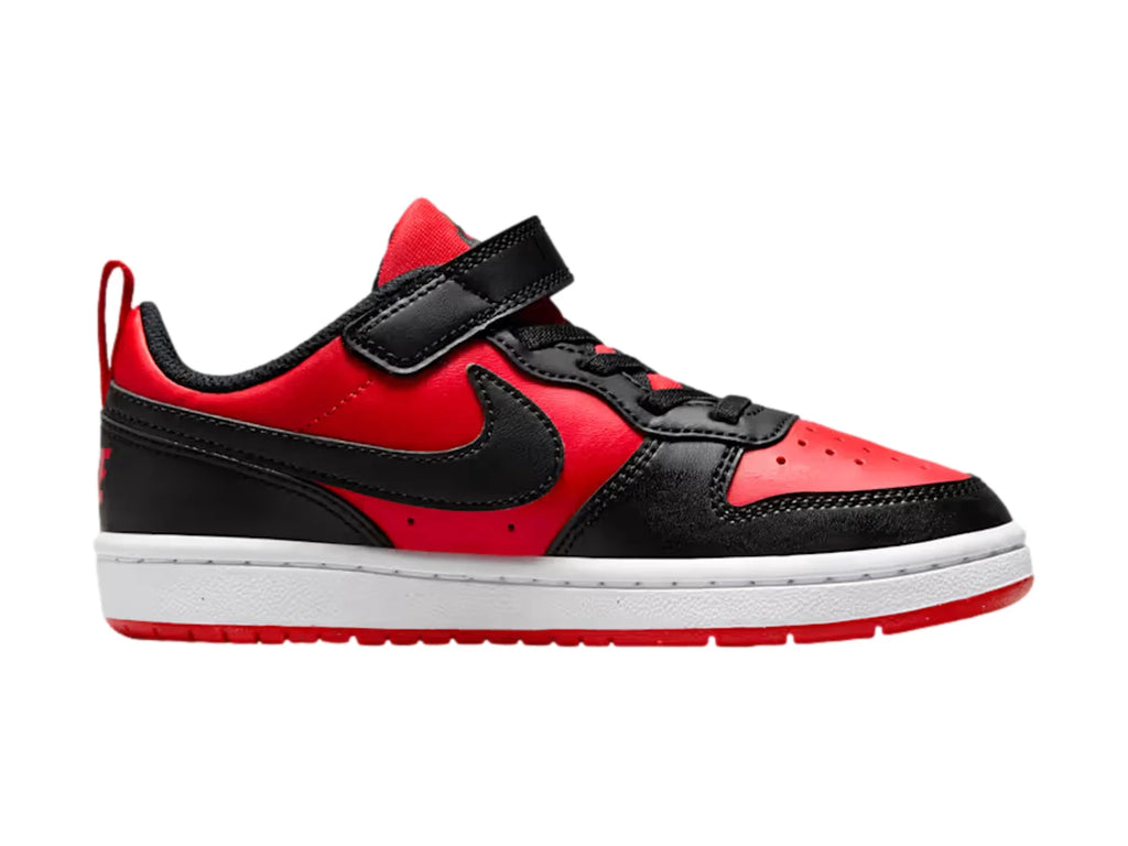 Tenis Nike Court Borough Low Rojo para Niño