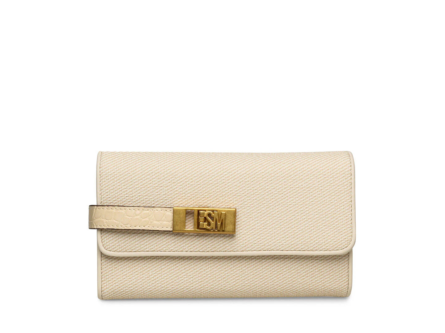 Bolsa Steve Madden Baxell Color Bone Gold para Mujer