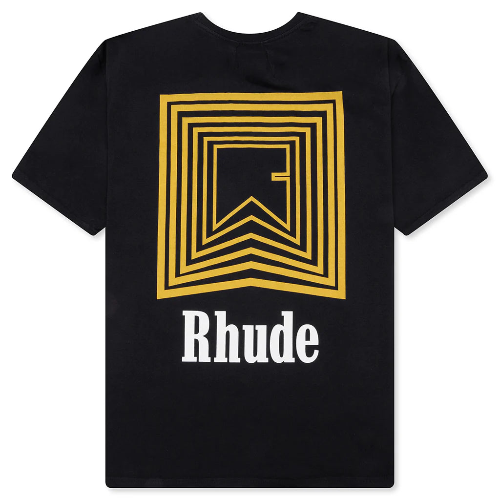 Chevron Logo Repeat Tee Vintage Black