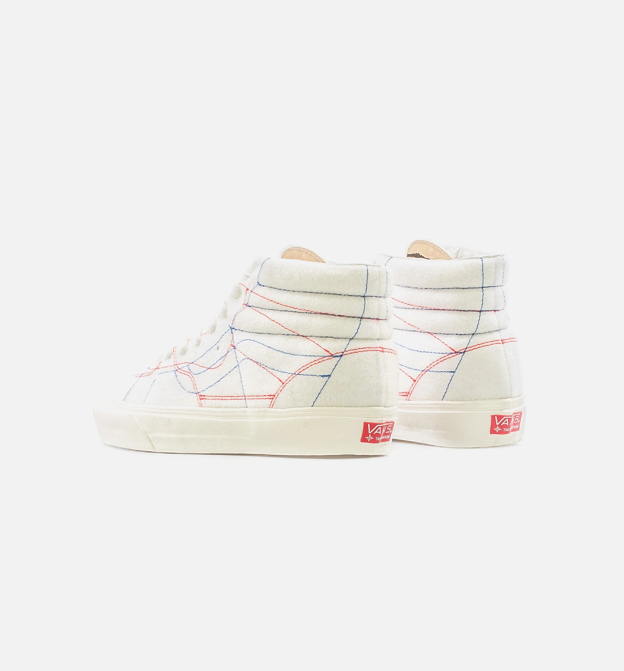 Vans Vault X Taka Hayashi Diy SK8 Hi Mens Skate Shoe Bone Multi Color