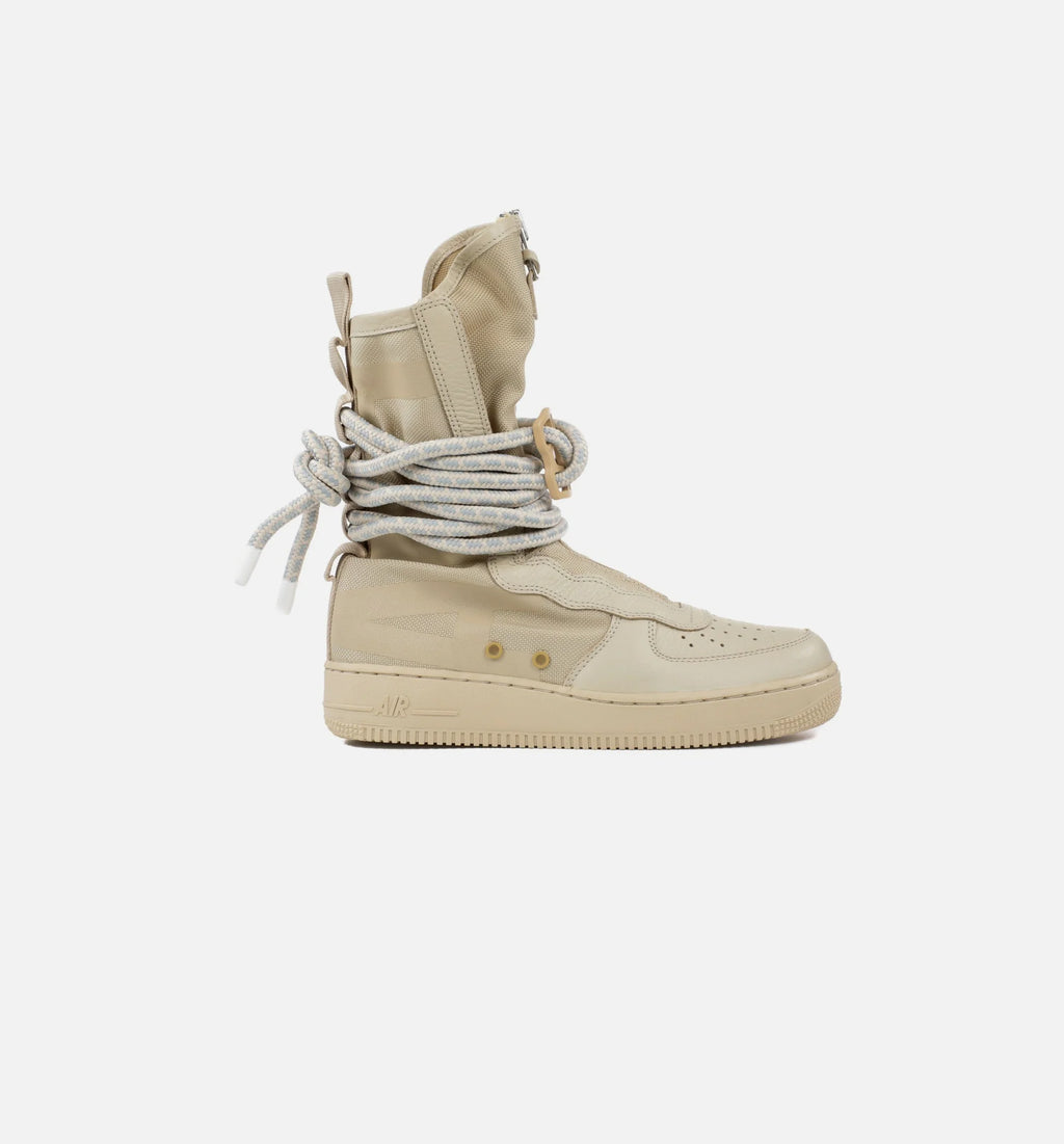 SF Air Force 1 Hi Womens Shoe Tan White