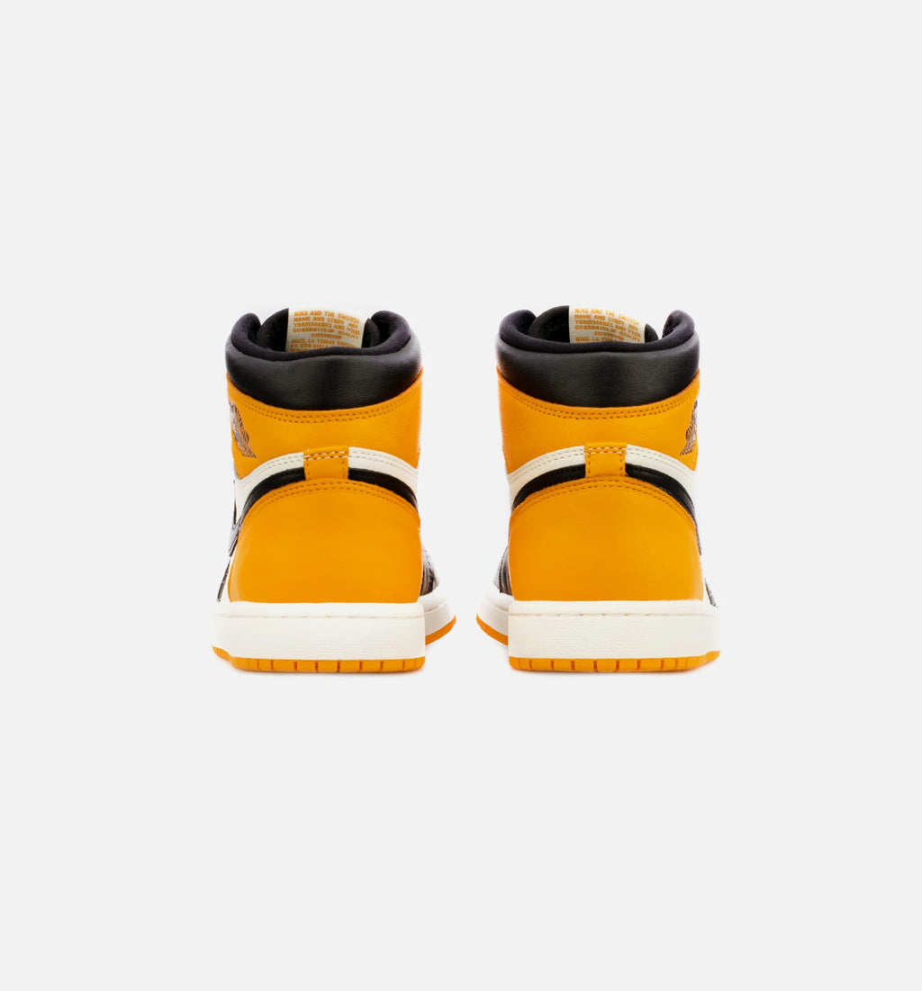 Air Jordan 1 Retro High Taxi Mens Lifestyle Shoe Black Yellow Limit One Per Customer