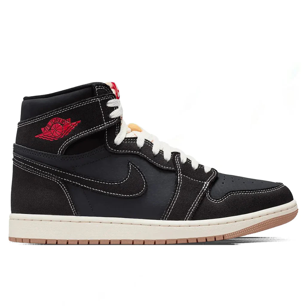 Air Jordan 1 Retro High OG Flight Club Black University Red Sail Gum Medium Brown