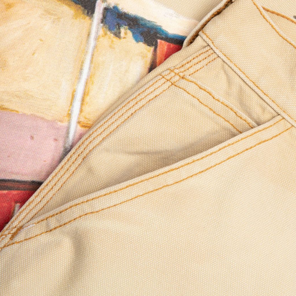 Just Like It Began Painters Pant Worn Tan