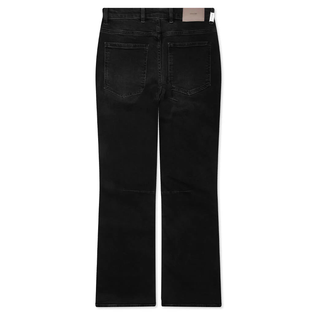 Boot Cut Denim Aged Black