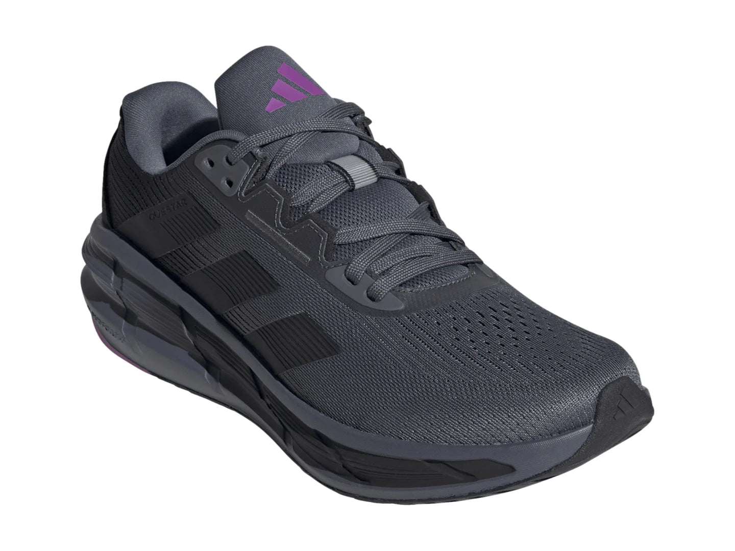 Tenis Adidas Questar 3 Gris y Negro para Hombre