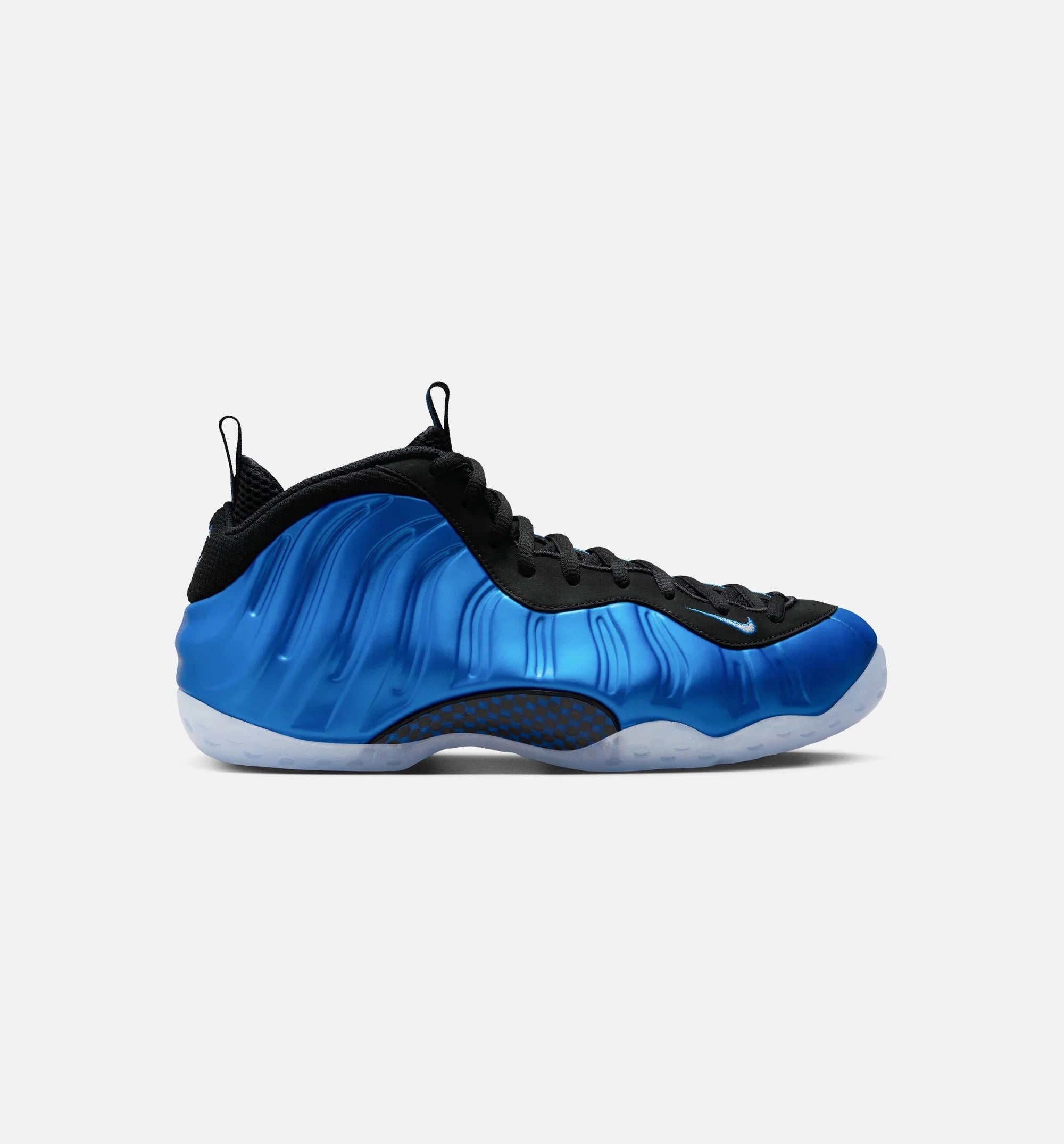 Air Foamposite International Blue Mens Lifestyle Shoe Neon Royal White Black Clear Free Shipping