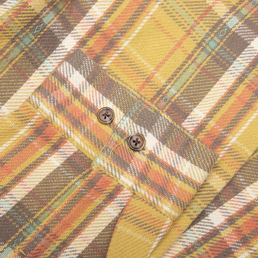 Rivington Zip Flannel Yellow