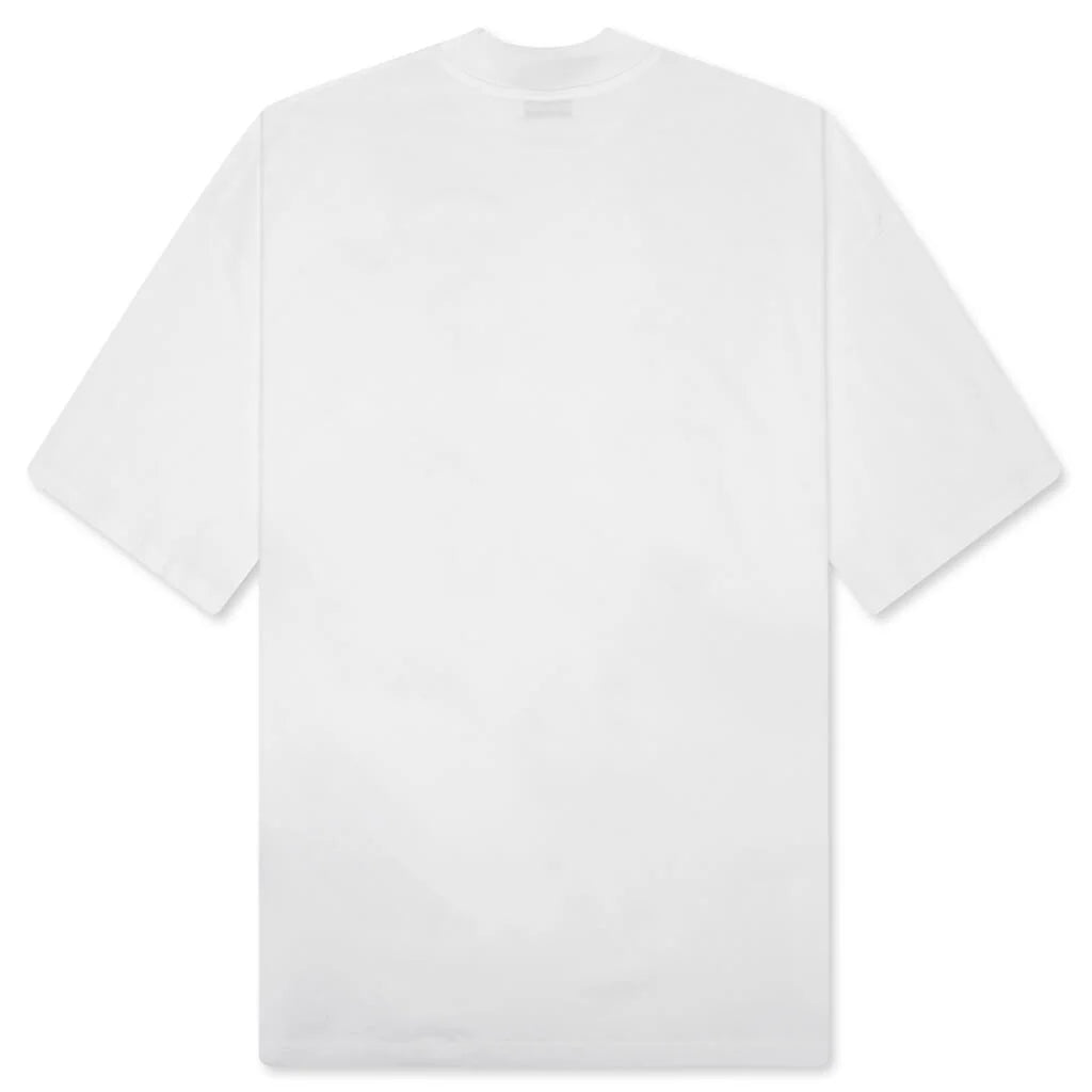Mock Neck T Shirt Optic White