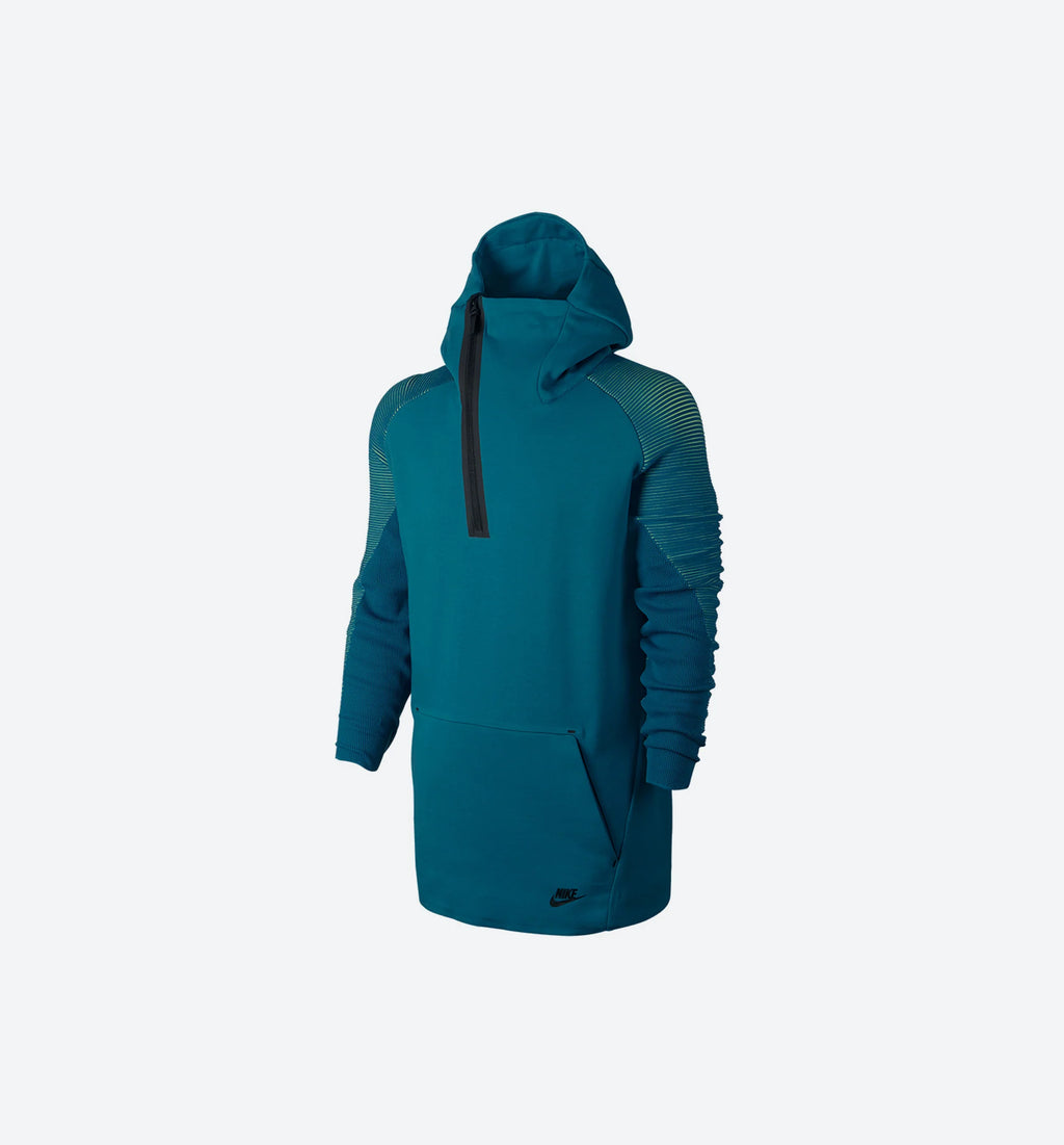 Sportswear Tech Fleece Hoodie Mens Green Abyss Black
