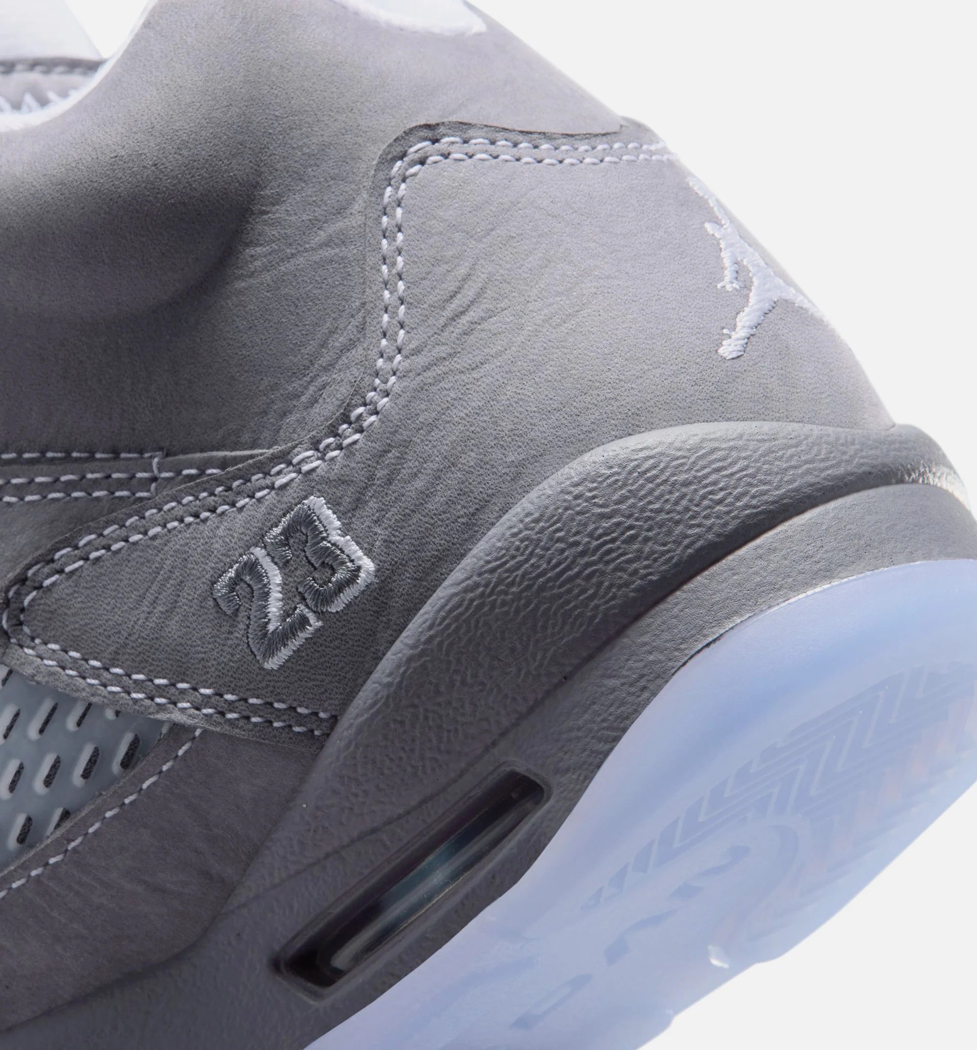 Air Jordan 5 Retro Wolf Grey Grade School Lifestyle Shoe Light Graphite White Wolf Grey