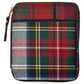 Comme des Garcons Tartan Patchwork Wallet Red