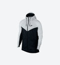 Tech Hypermesh Windrunner Mens Jacket Black White