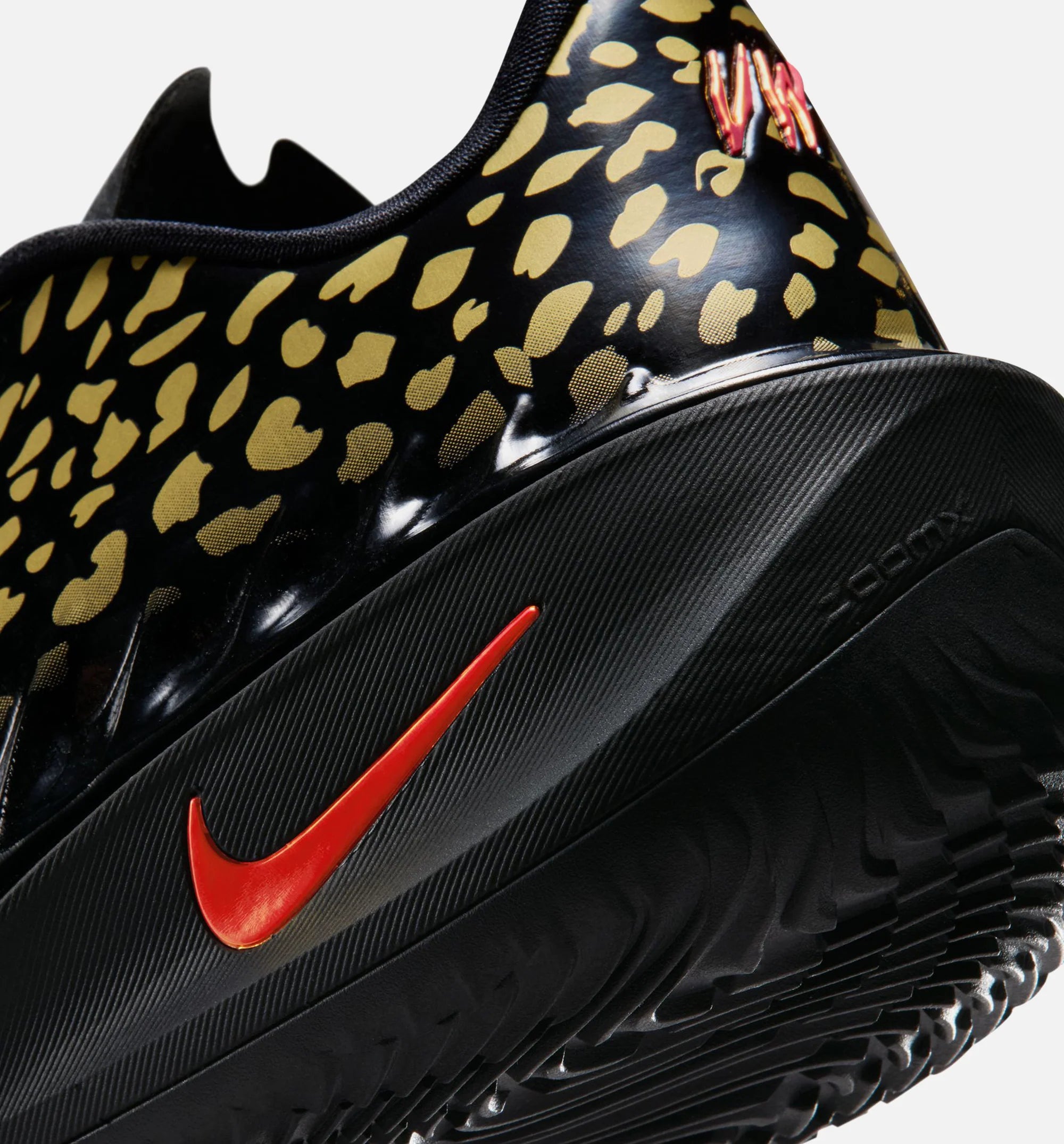 GT Cut 4 Victor Wembanyama Mens Basketball Shoe Black Bright Crimson Metallic Gold