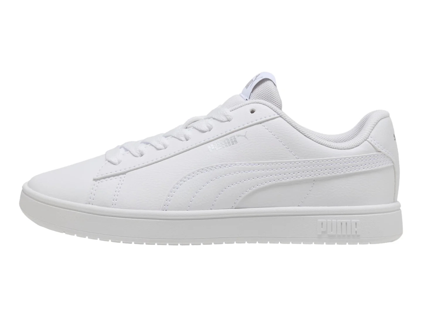 Tenis PUMA Rickie Classic Blanco y Plata para Hombre