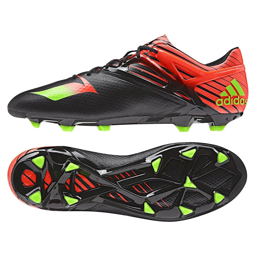 adidas Messi 151 FG AG Multi Ground Soccer Cleats Black Solar Green Solar Red