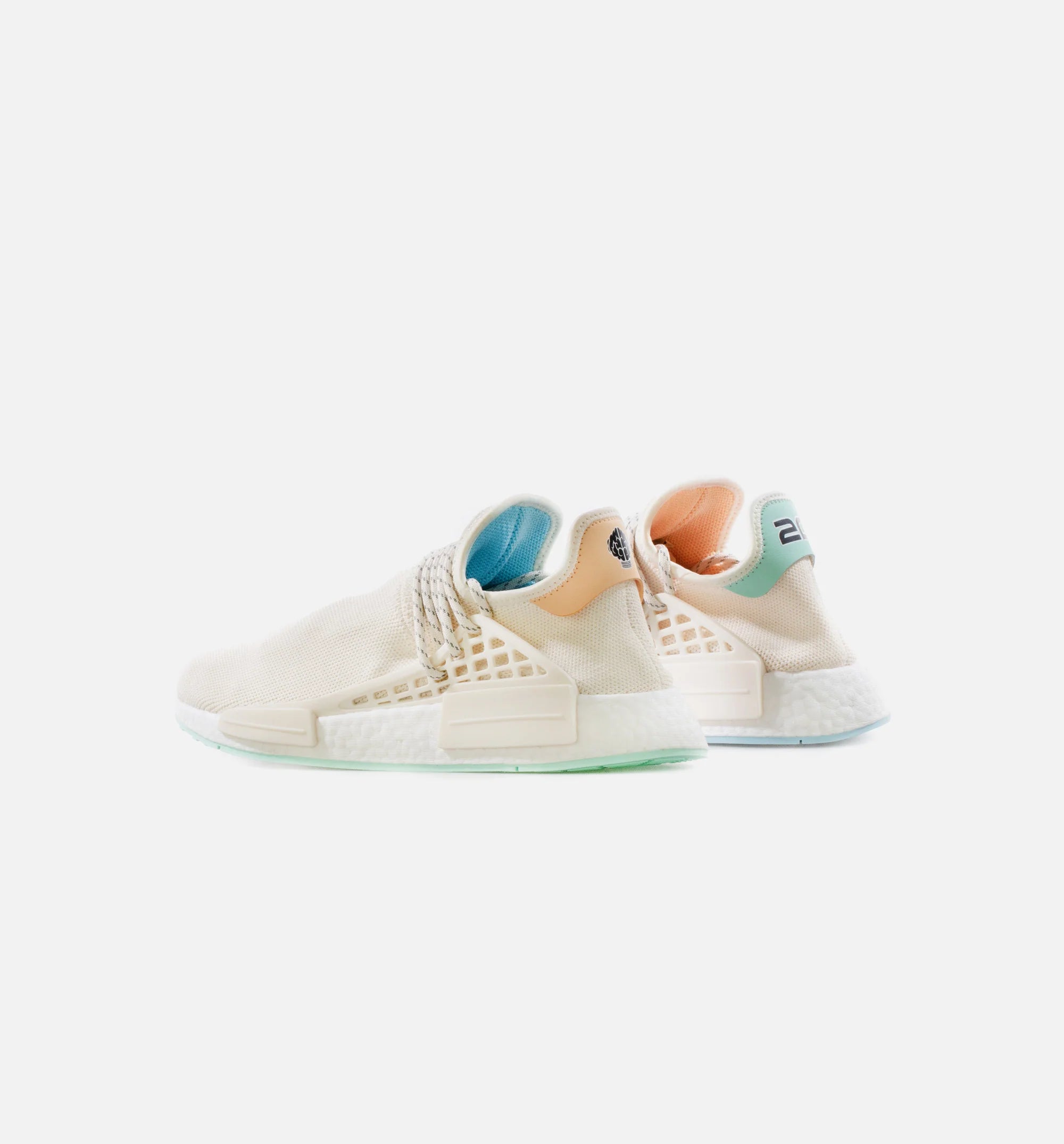 PW HU NMD NERD Mens Lifestyle Shoe Chalk White Glow Orange