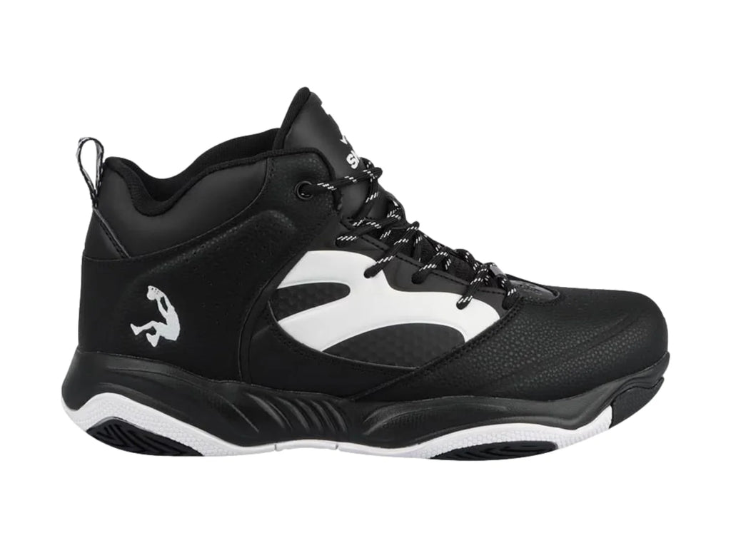 Tenis SHAQ Spin Move Negro y Blanco para Niño