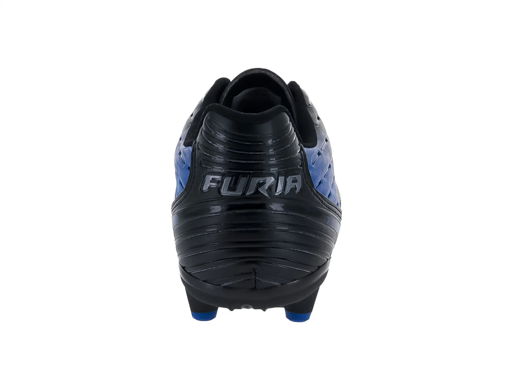 Tenis de Fútbol Furia Evo Negro y Azul para Hombre