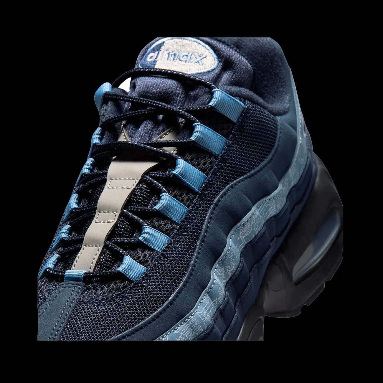 Nike Air Max 95 Big Bubble SE Multi Color Obsidian Work Blue White
