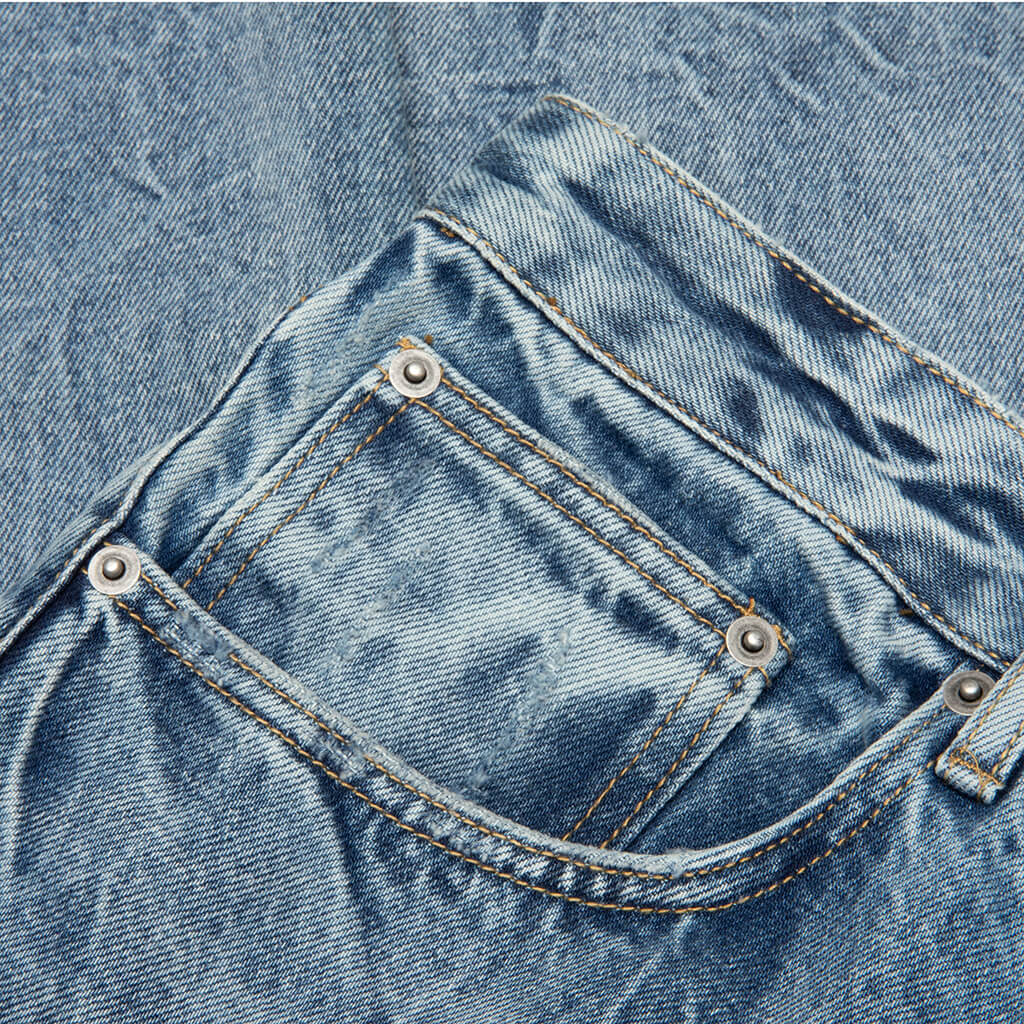 Anti K Trashed 1999 Pant Public Blue