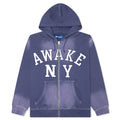 Collegiate Arch Zip Hoodie Navy