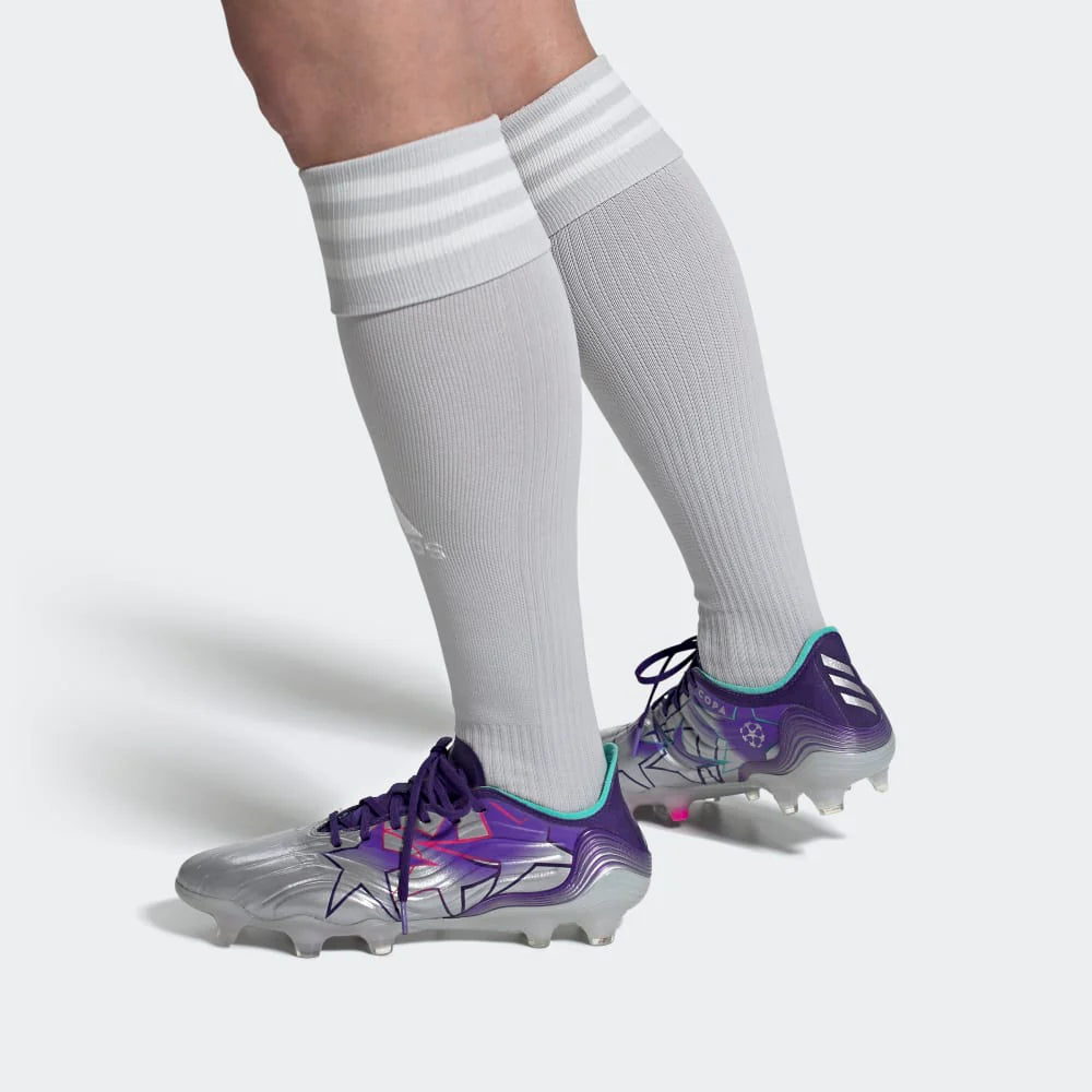 adidas Copa Sense1 FG Firm Ground Soccer Cleats UEFA Purple Silver Metallic