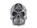 Anillo Roze Calavera Color Plata Unisex