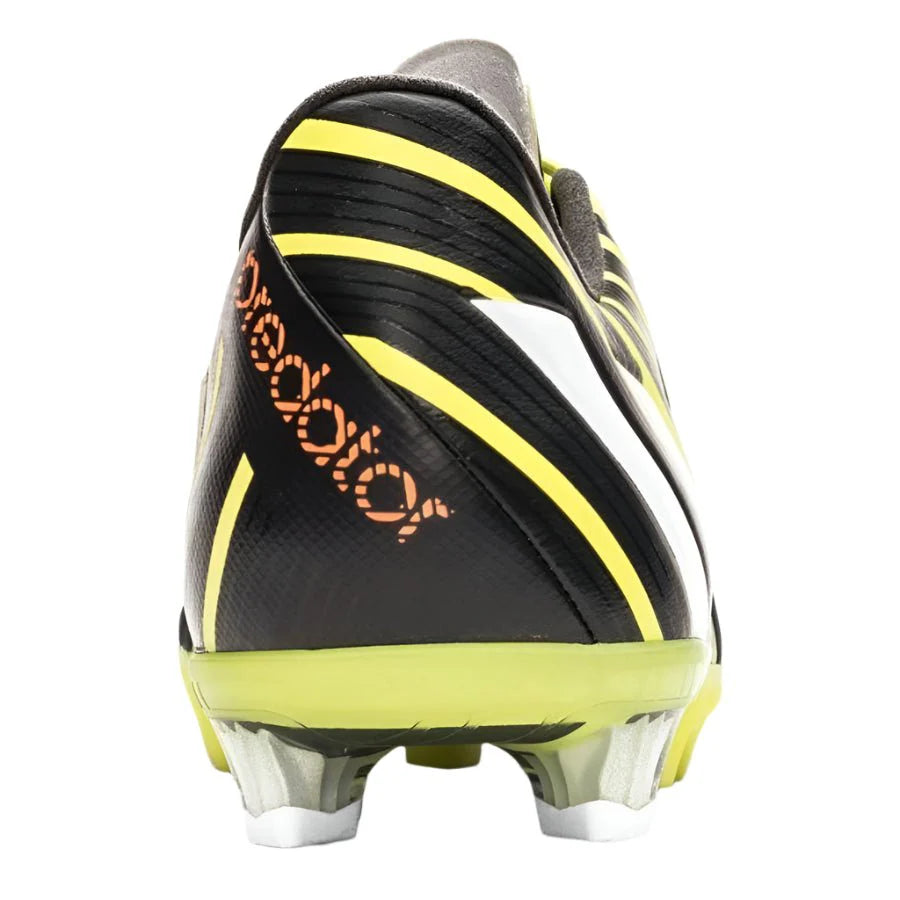 adidas Predator Instinct FG Firm Ground Soccer Cleats Flash Yellow White Dark Grey